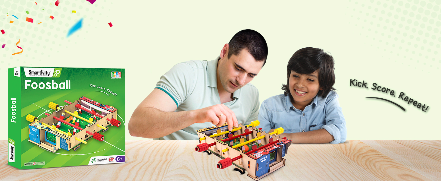 Amazon.com: Smartivity Foosball Table Soccer Indoor Games for Kids