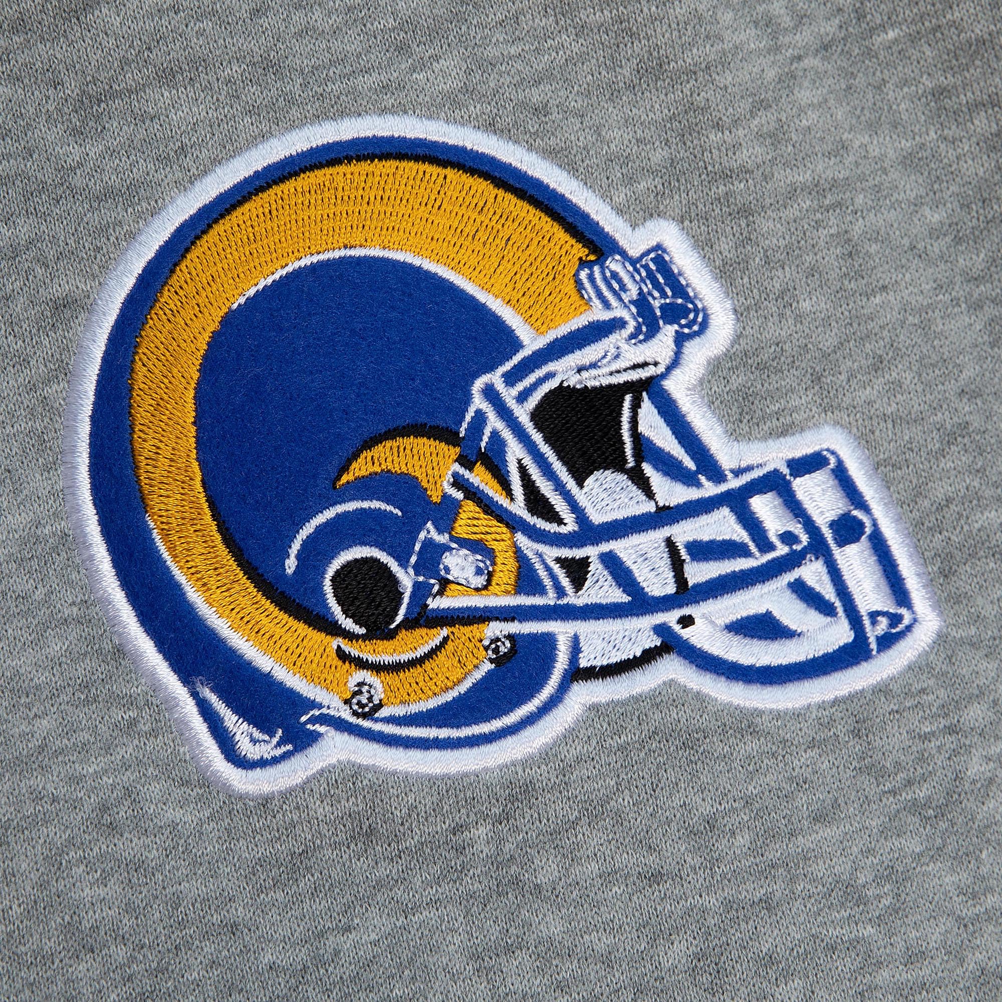 Mitchell & Ness NFL Team Origins Pantaloni da jogging in pile con elastico in vita, con coulisse, applicazioni del team ricamate e gommate, uomini, donne, bambini, unisex, primavera, estate, autunno