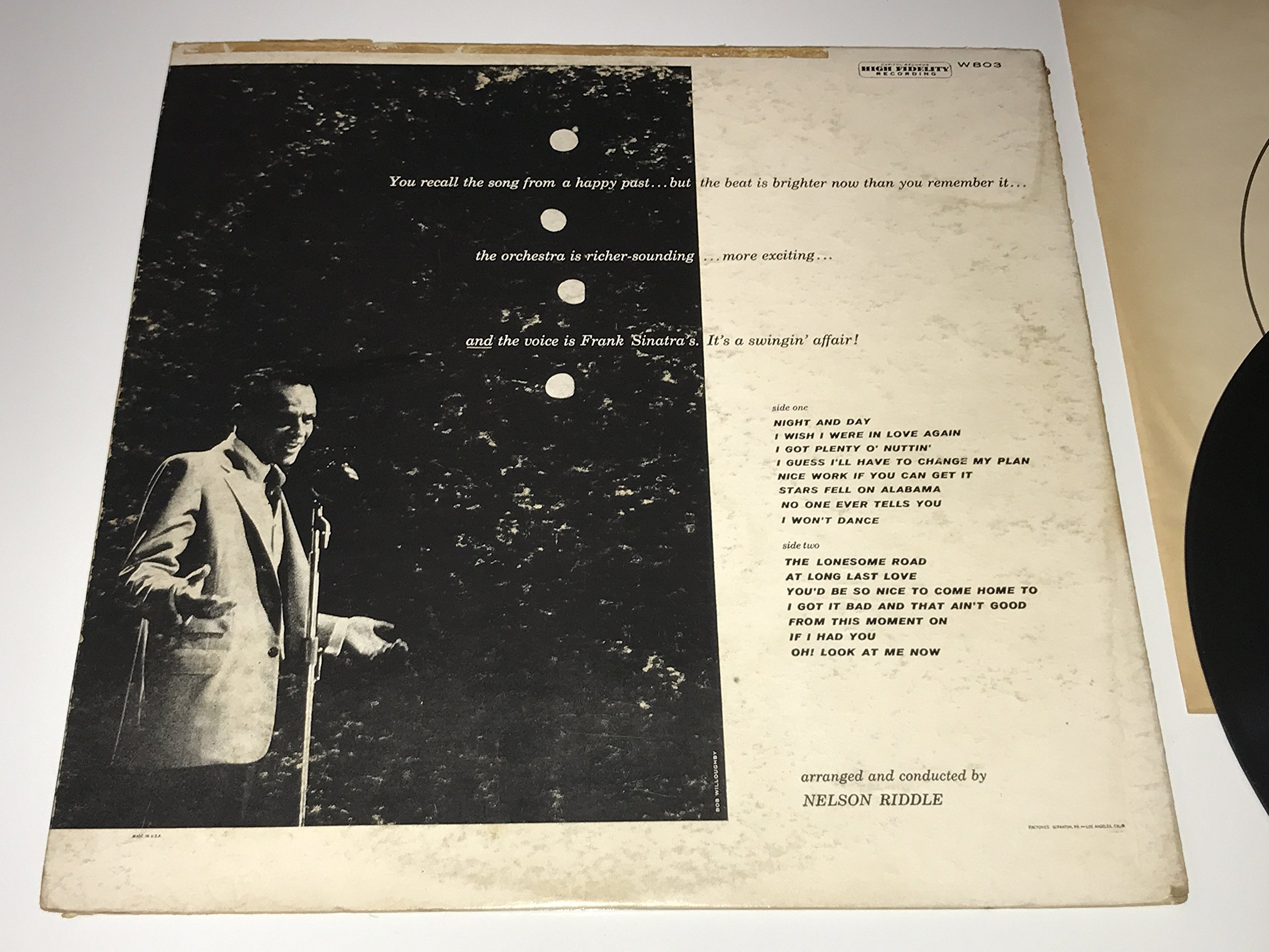 FRANK SINATRA - A SWINGIN AFFAIR - LP
