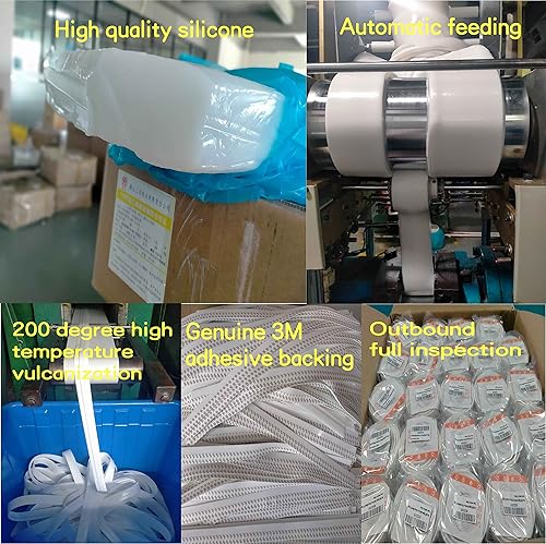 Miniatura 6 de Tope de puerta para debajo de la puerta, bloqueador de corrientes de aire, aislador, burlete de puerta, tapón de ruido, adhesivo fuerte de 39