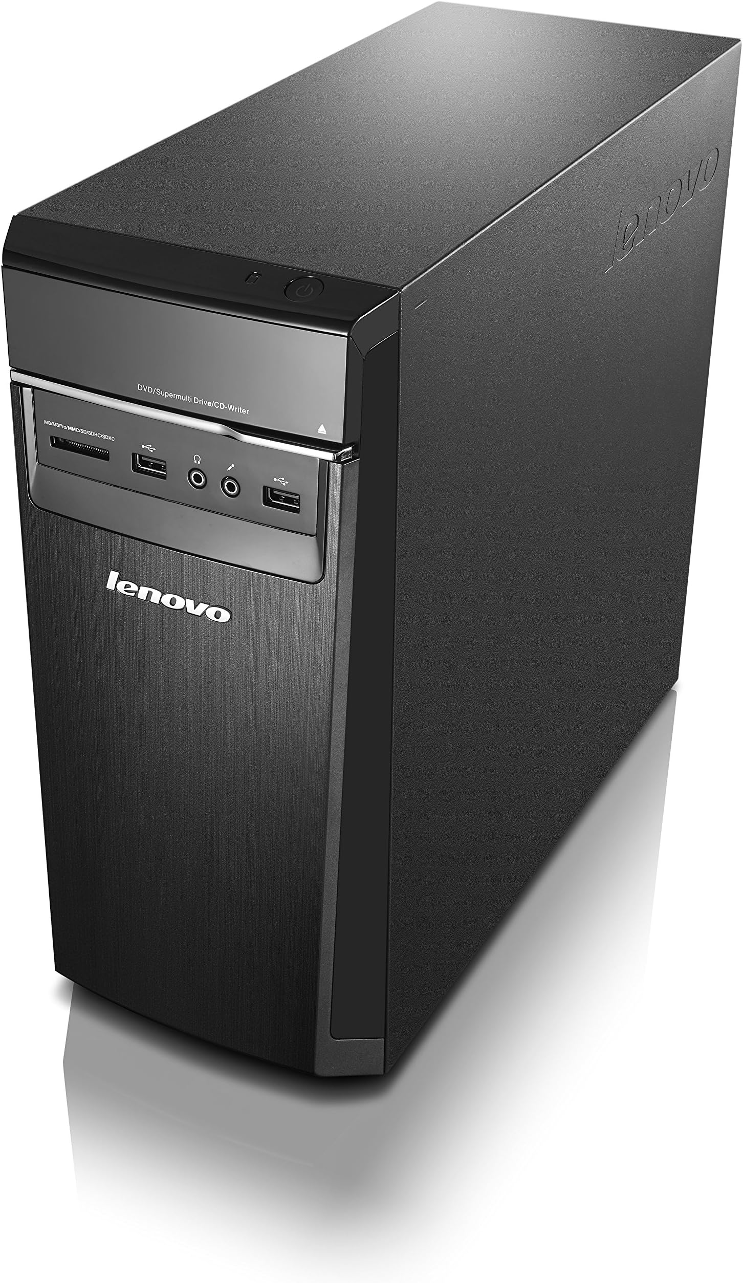 Lenovo H50 Desktop (AMD A8, 8 GB RAM, 1 TB HDD, Windows 10) 90BG003LUS