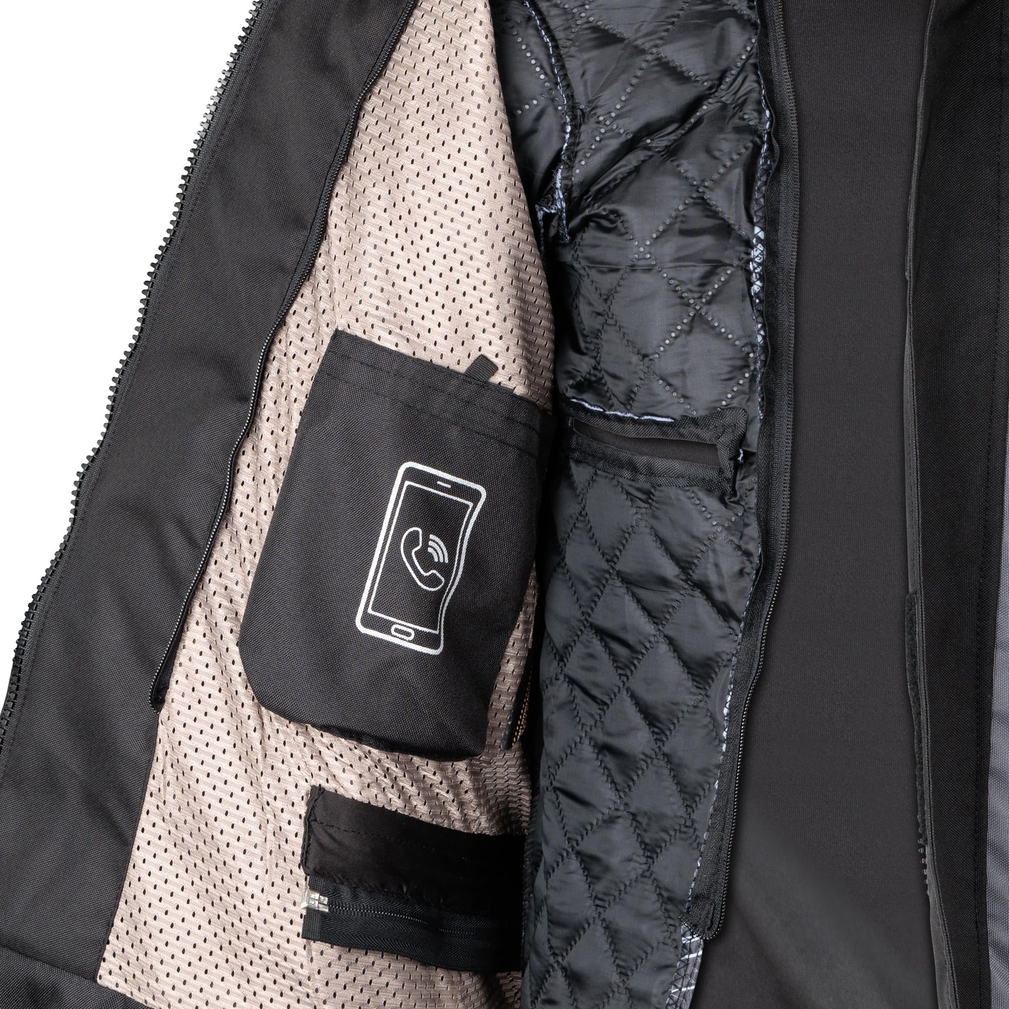 ARISTA CHAQUETA DE MOTO BLACK AVENTURA