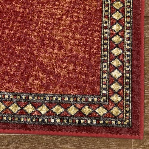 Miniatura 19 de Antep Rugs Alfombras modernas con bordes de 2 x 7 pies antideslizantes (antideslizante) de perfil bajo con parte trasera de goma para interiores