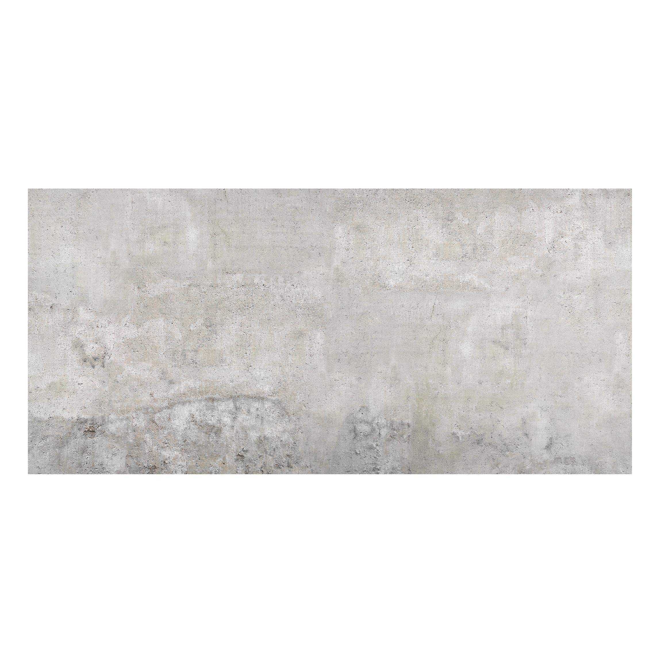 Magnettafel Shabby Betonoptik Memoboard Design Hoch Metall Magnet Pinnwand Motiv Wand Stahl Küche Büro, Größe HxB: 78cm x 37cm