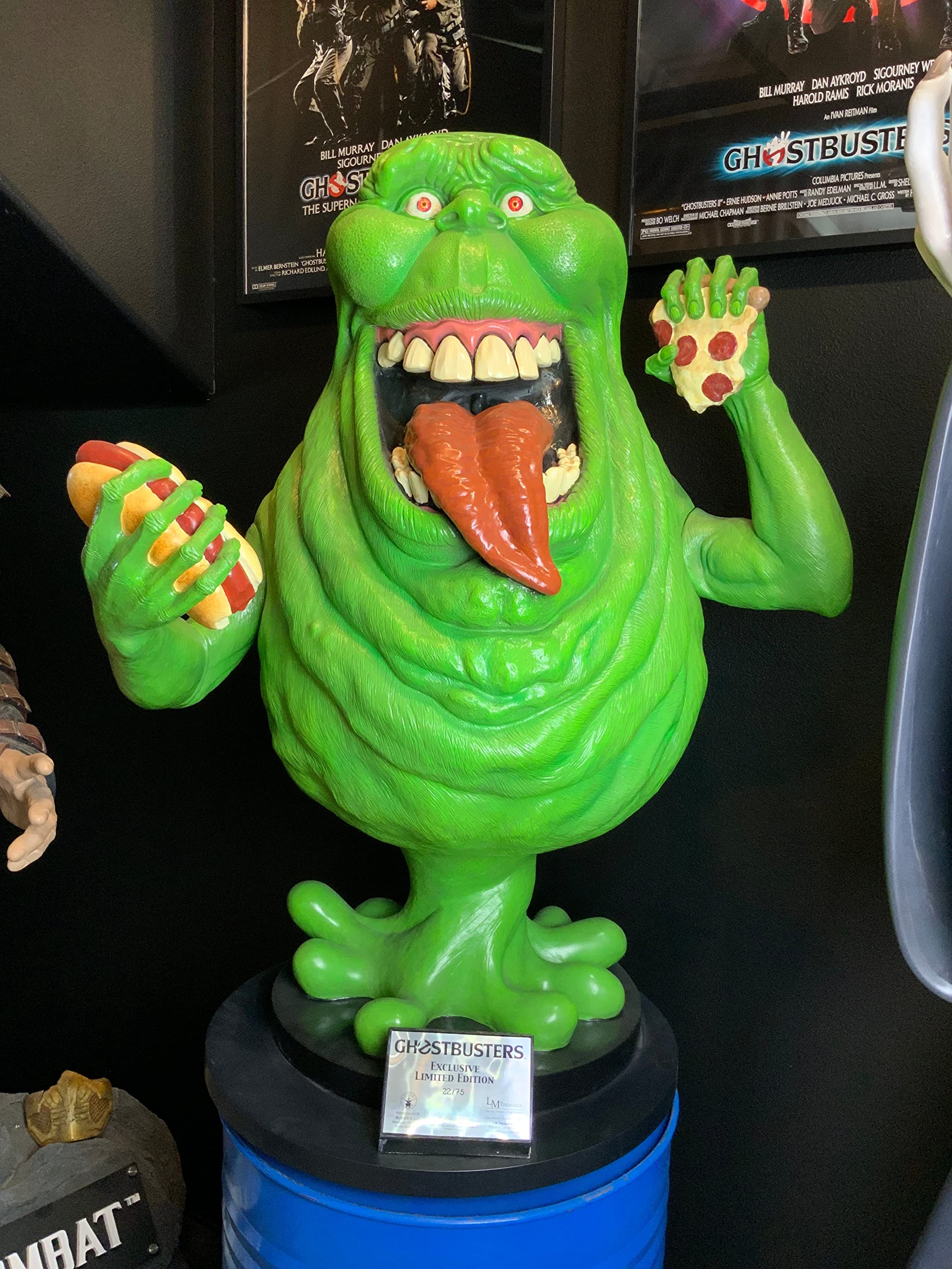 Ghostbusters Slimer フィギュア - 暗闇で光る Amazon.com: LM Treasures AMAZON Ghostbusters Slimer Exclusive