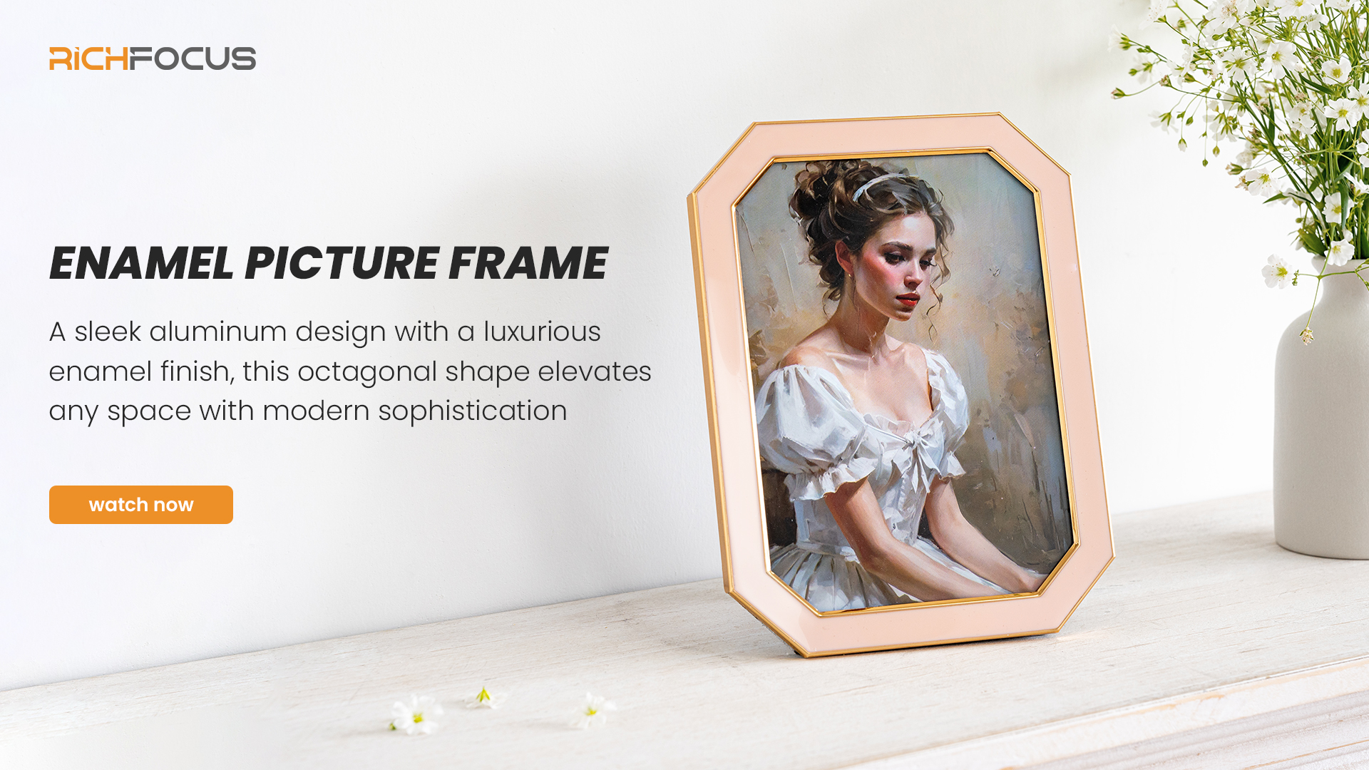Amazon.com - RICHFOCUS 4x6 Enamel Picture Frame with HD-Tempered