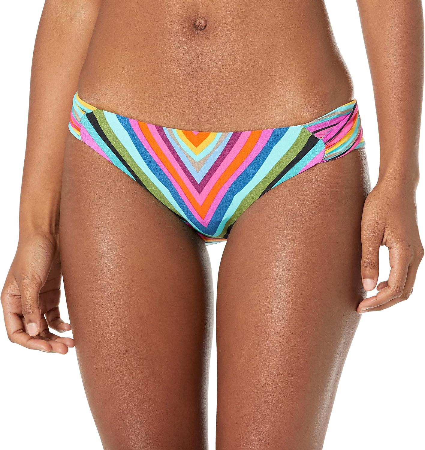 Trina Turk Women's Standard Louvre Tab Side Hipster Bikini Bottom
