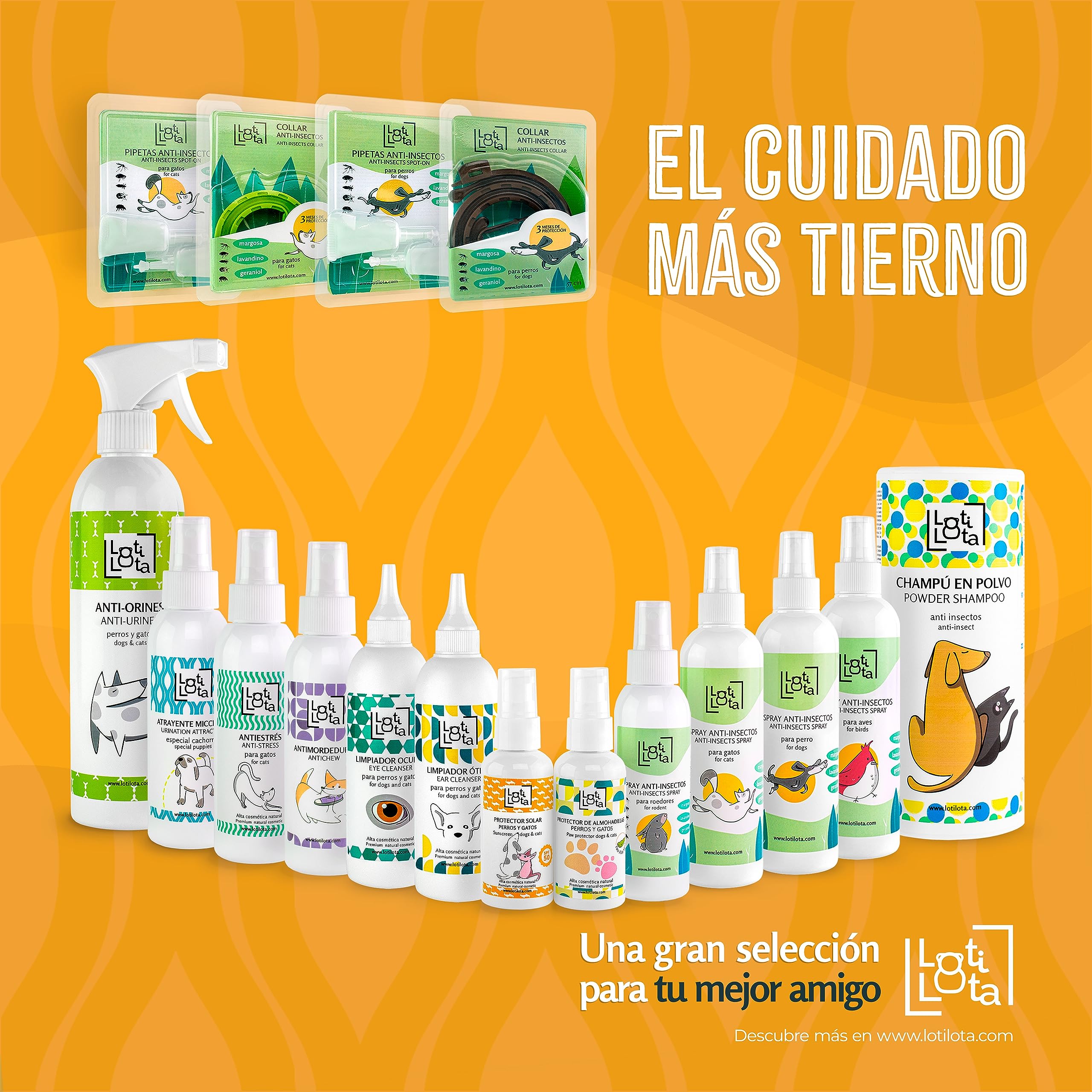 Protector Solar 50 para Perros y Gatos - 60 ml - Máxima Protección Solar - Resistente al Agua - Hidrata y Protege - pH Neutro