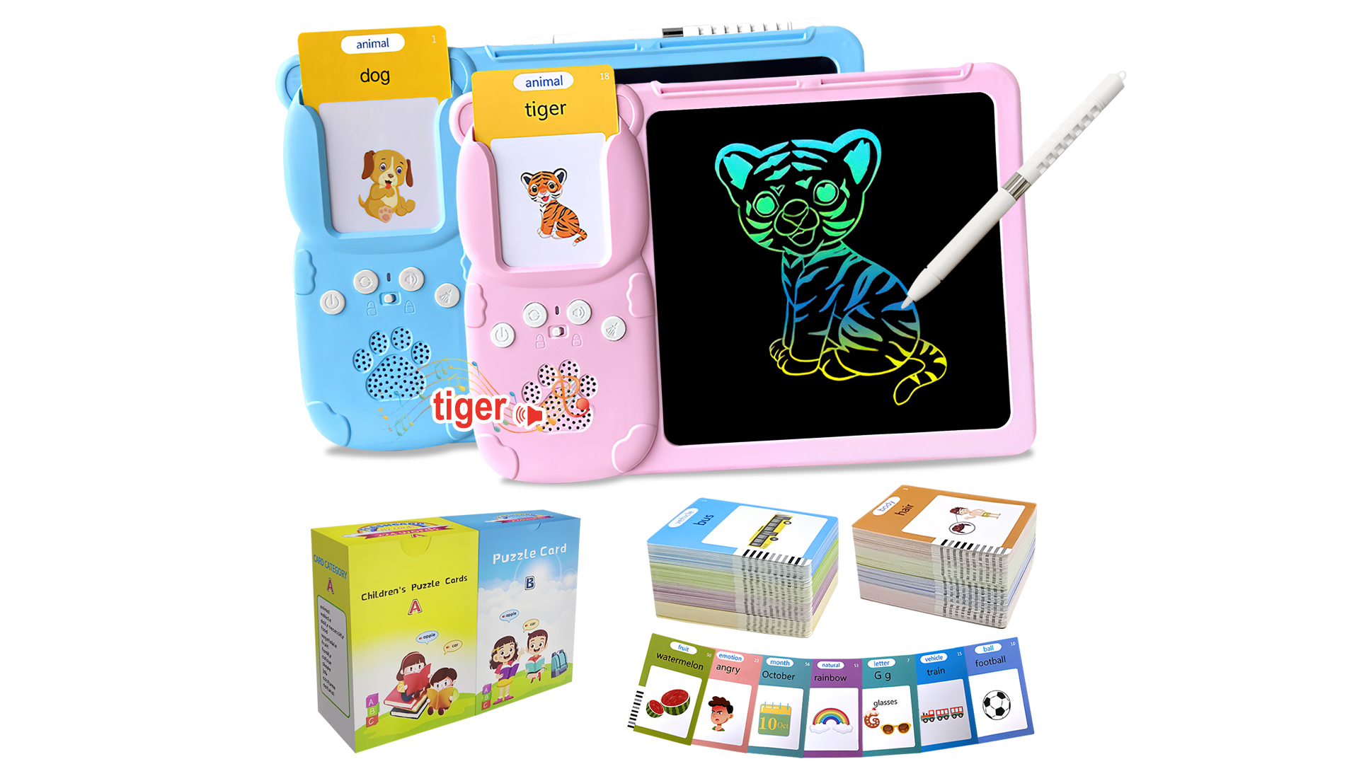 TAGAKI Worldwide Kids Playboard フラッシュカード Amazon.com: Talking Flash Cards, Autism Sensory Toys with LCD