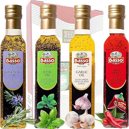 Infused Extra Virgin Olive Oil Variety Pack, Cold...