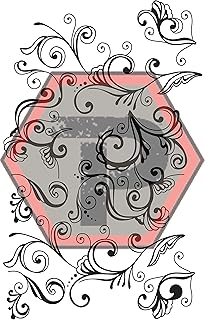 Tactical Penguin Lace Vinyl Stencil, 7x11