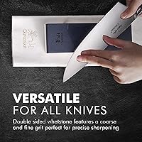 Vista 7 de Cangshan 1026757 Kit de cuidado y afilado de cuchillos de cocina de 7 piezas