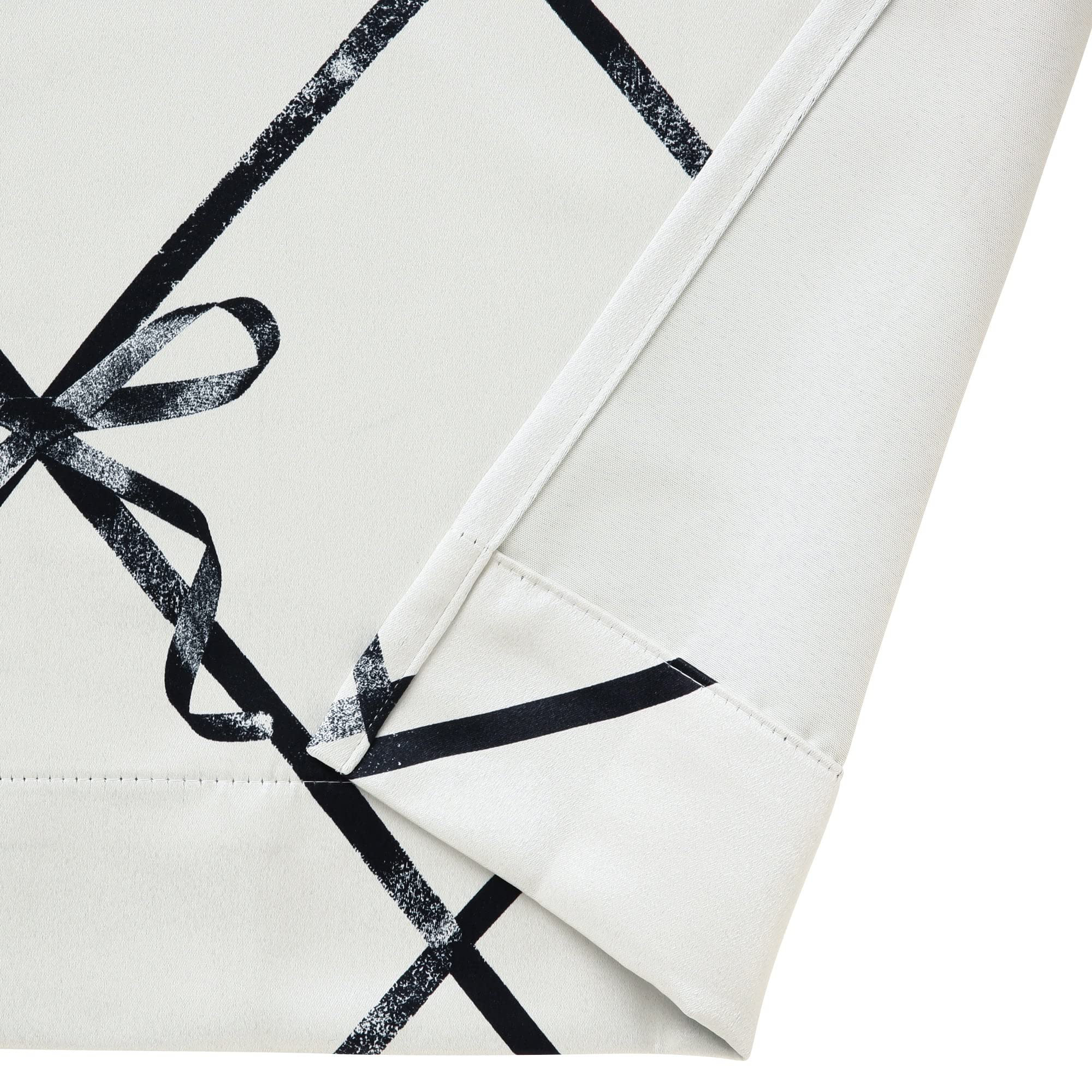 Francfranc リボナ Francfranc リボナ ドレープカーテン ブラック