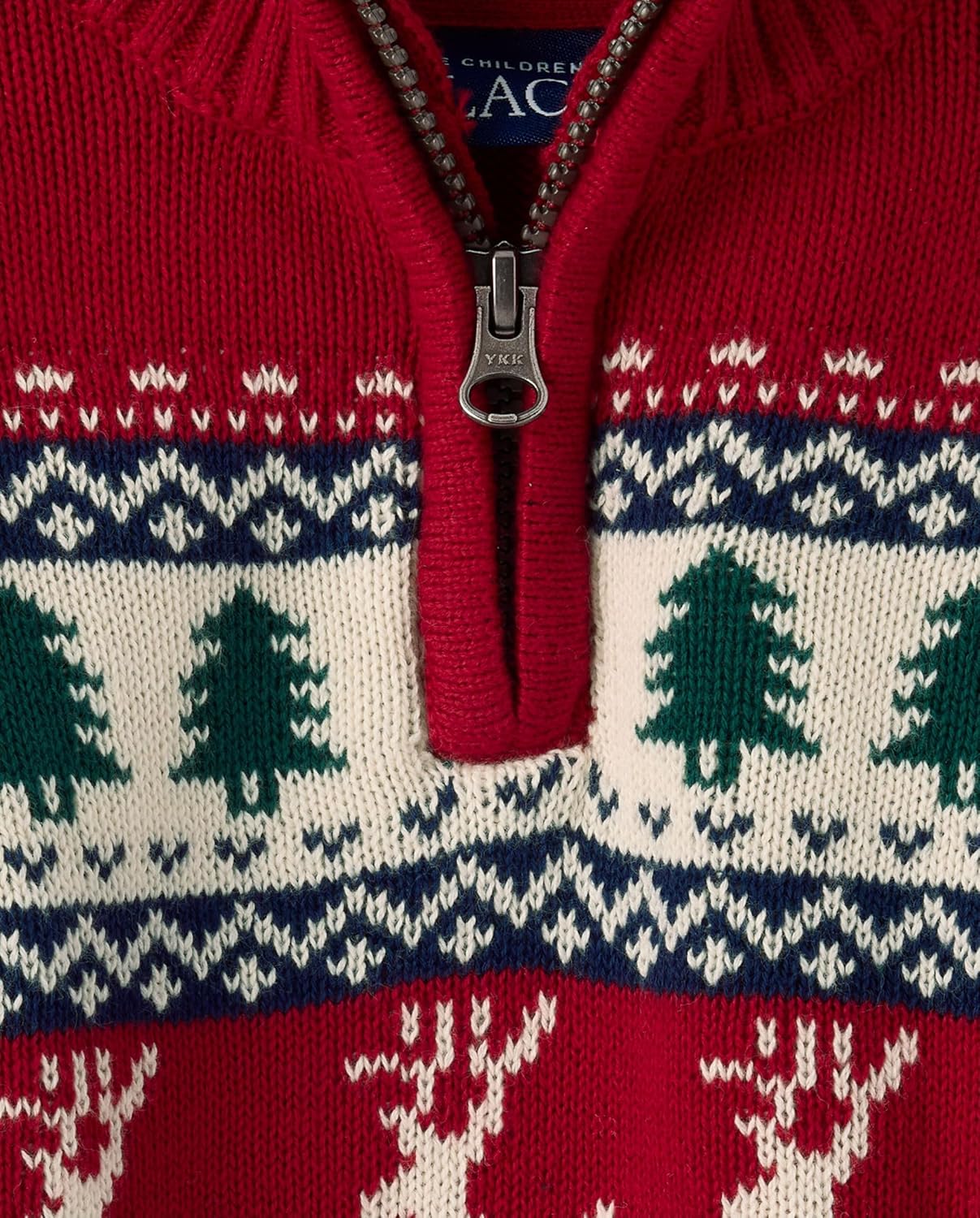 The Children's Place Baby-Boys and Toddler Long Sleeve Quarter Zip Pullover Sweater - Image 2