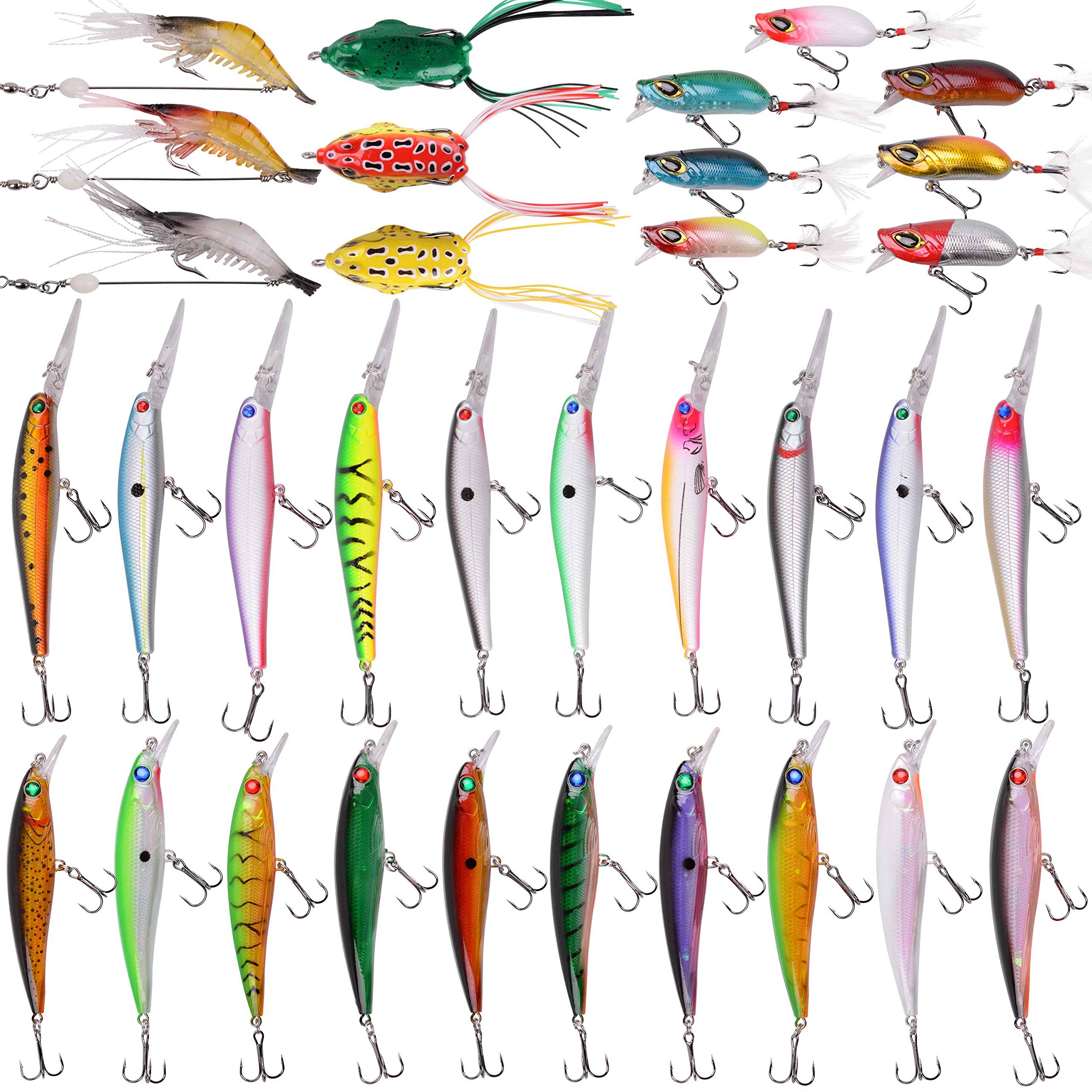 Amazon.co.jp: ミノー クランクベイト ポッパー バス フィッシング