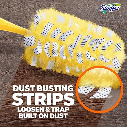 Miniatura 7 de Swiffer Recambios para plumeros resistentes para mascotas, plumeros multisuperficie 360 con protección contra olores Febreze, 11