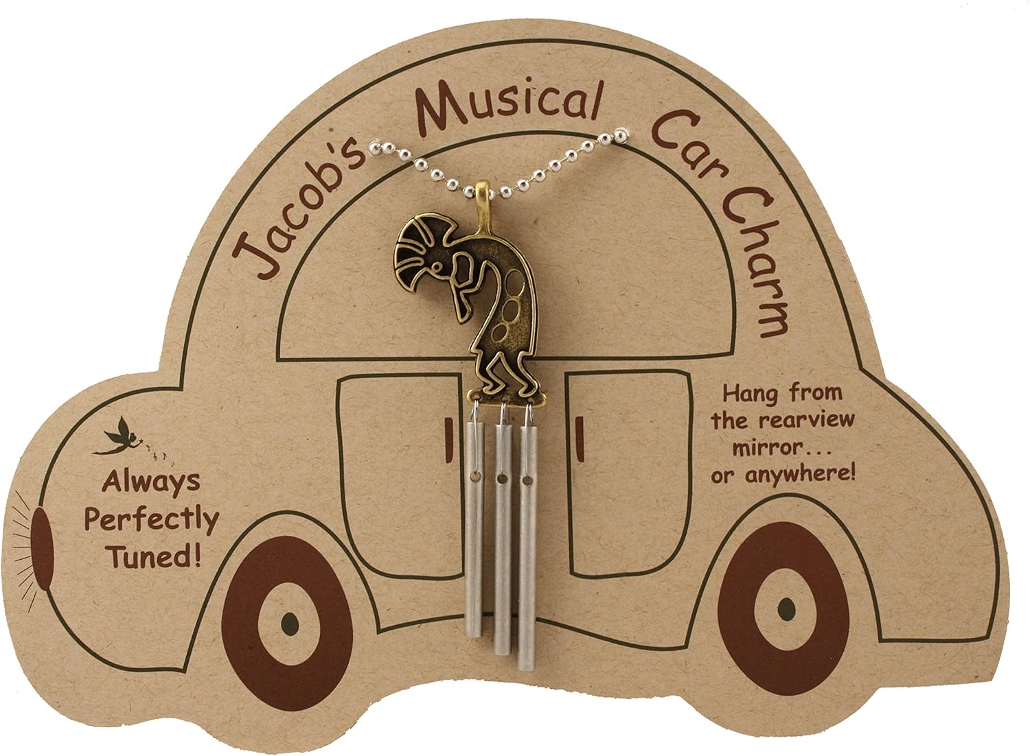 Jacob's Musical Car Charm, Kokopelli, Mini Wind Chime