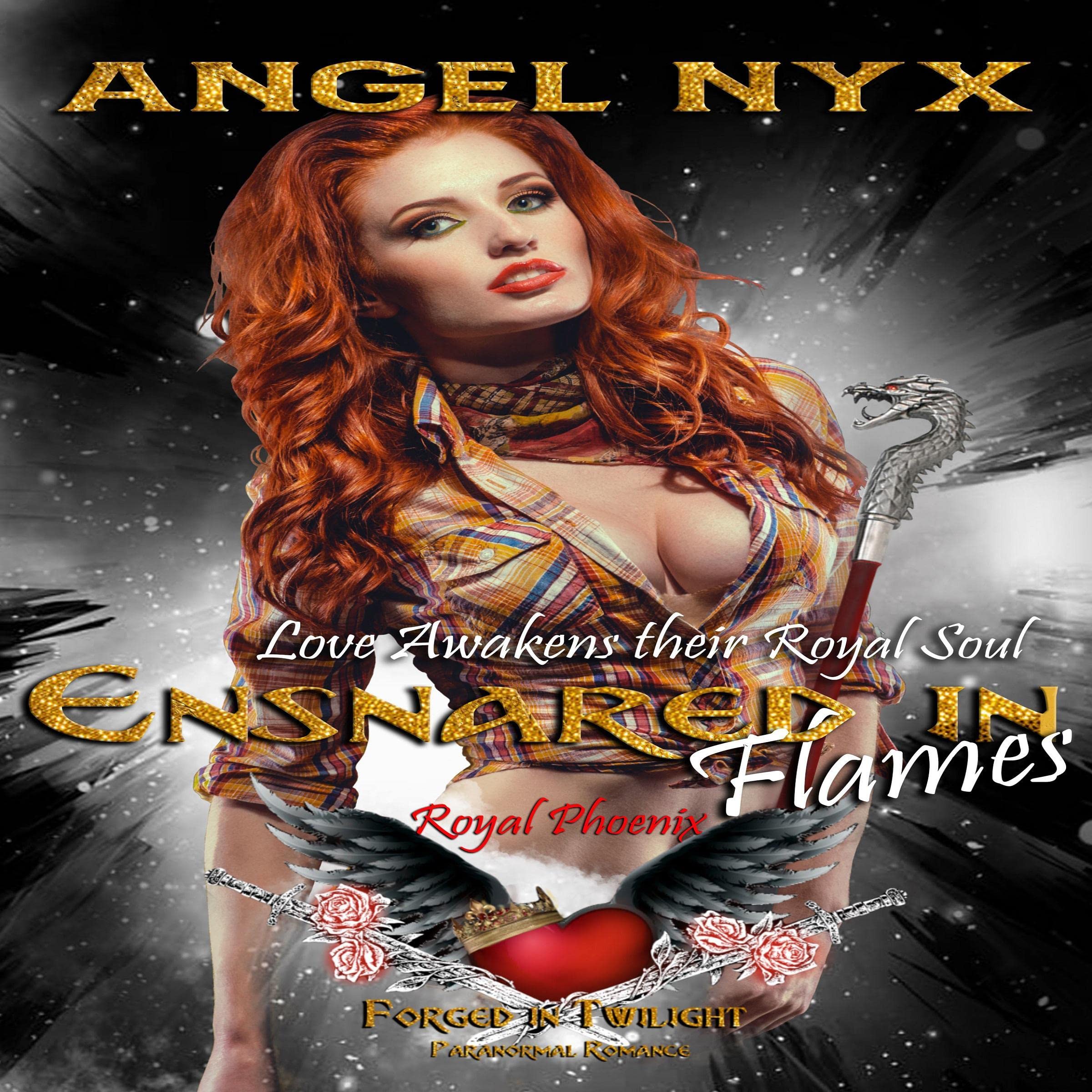 Cover art for Ensnared in Flames: Love Awakens Their Royal Soul