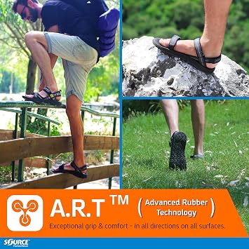 Source Classic Men's Sandals | Comfortable, Quick-Drying, Non-Slip, Durable Hiking Sandals