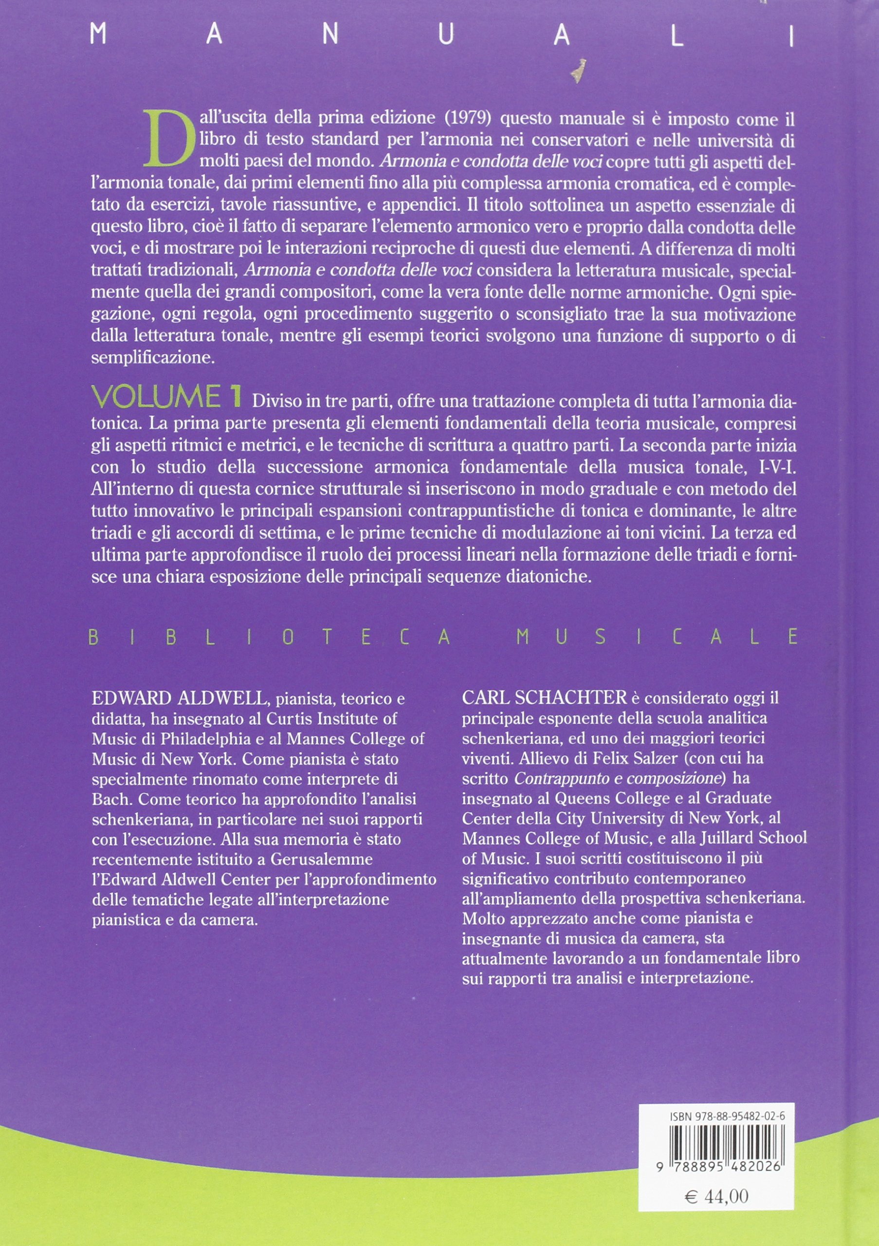 Armonia e condotta delle voci: 1: Vol. 1