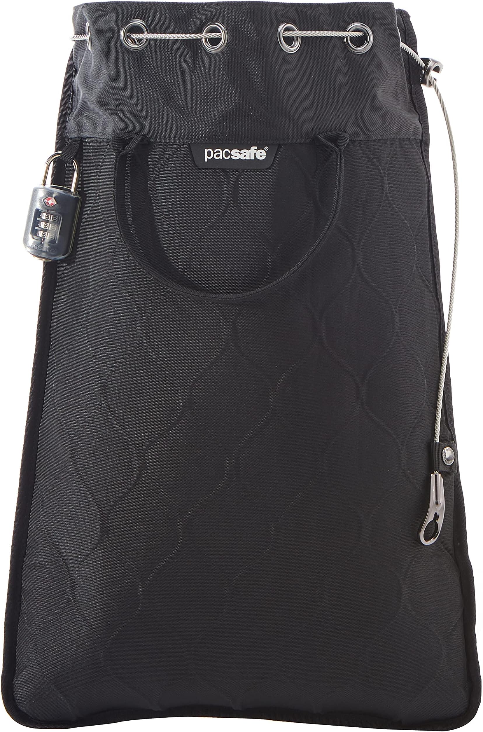 Pacsafe Travelsafe 12L Anti-Theft Portable Safe with TSA Lock, 12 litres Bag, Black