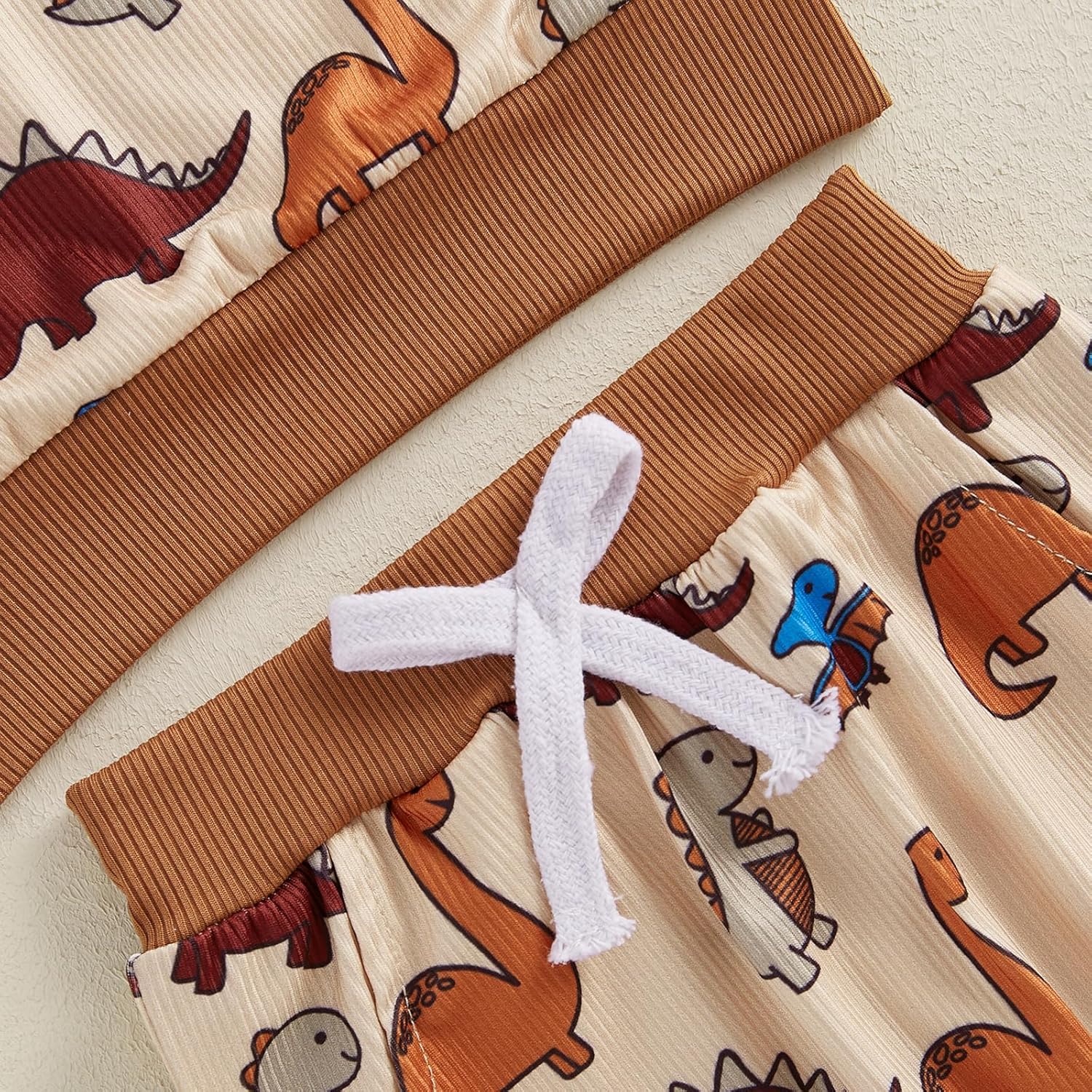 Toddler Boy Clothes Dinosaur Long Sleeve Sweatshirt Jogger Pants Casual Sweatsuit Set Newborn Fall Winter Outfits - Image 4