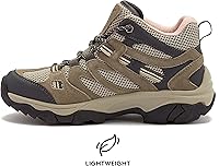 Vista 3 de HI-TEC Ravus Mid - Botas de senderismo para mujer, ligeras, transpirables, para exteriores