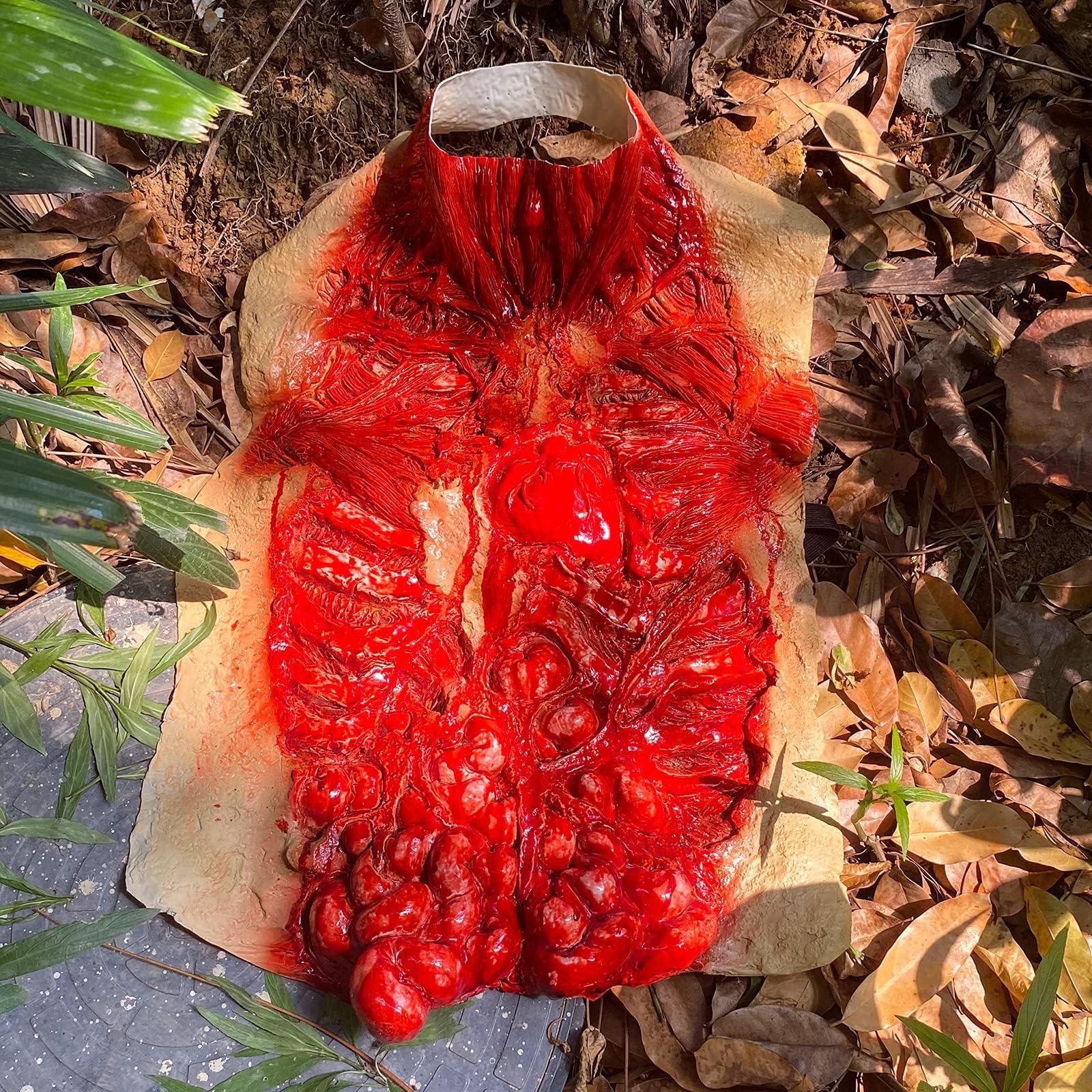 Makoike Halloween Bloody Props Body Parts Costume Intestine Torso Chest Fake Dead Body Scary Zombie Halloween Decor Props - Image 4