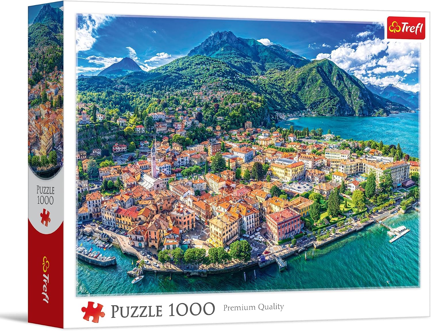 Trefl - Puzzle 1000 Elementów, Menaggio nad Jeziorem Como, Włochy