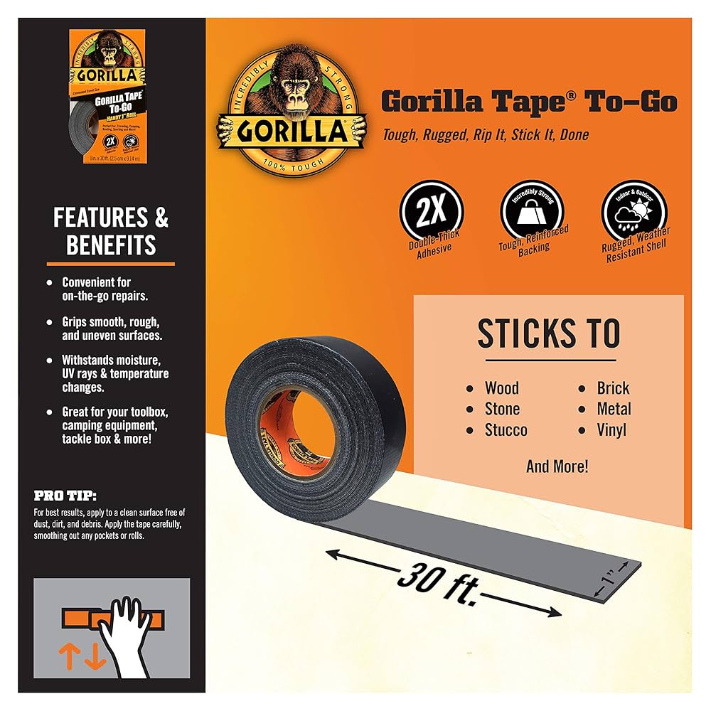 golira様 Amazon | Gorilla 携帯ダクトテープ 1 Pack TV205987 1 [並行
