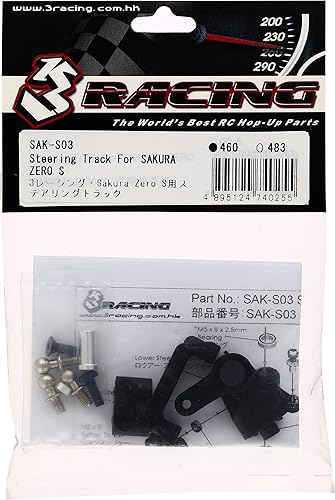 3Racing SAK-S03 Sakura Zero S para pista de dirección (tres carreras)