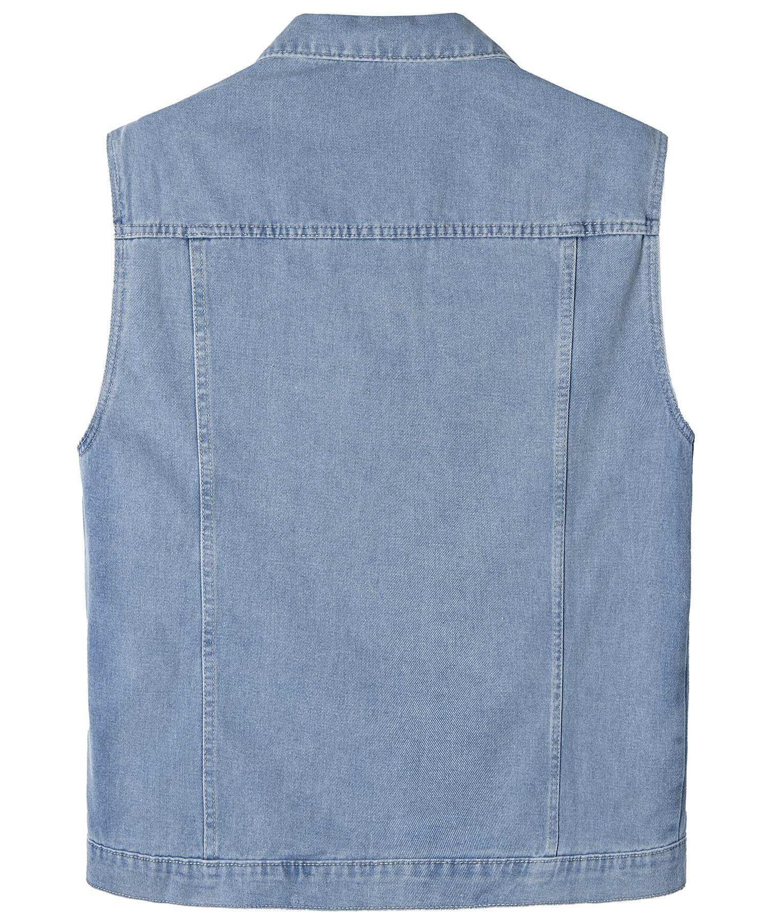 Gilet di Jeans da Uomo Senza Maniche Giacca Giubbotto Denim Retro Vintage Capispalla Streetwear alla Moda in Stile Casual Giacca da Moto Fotografia Caccia Giubbino da Lavoro