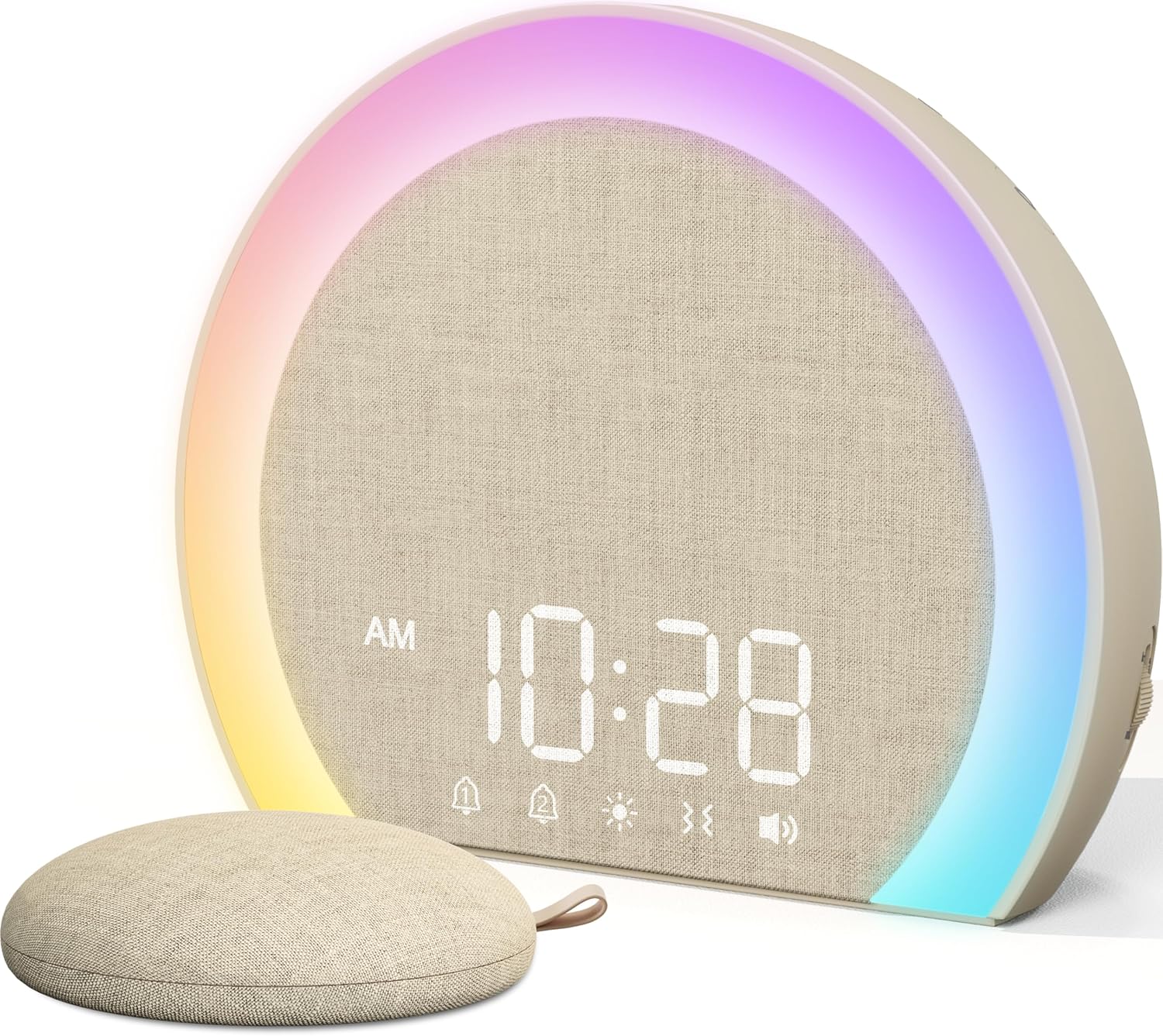 ANJANK Extra Loud Alarm Clock with Wireless Bed Shaker