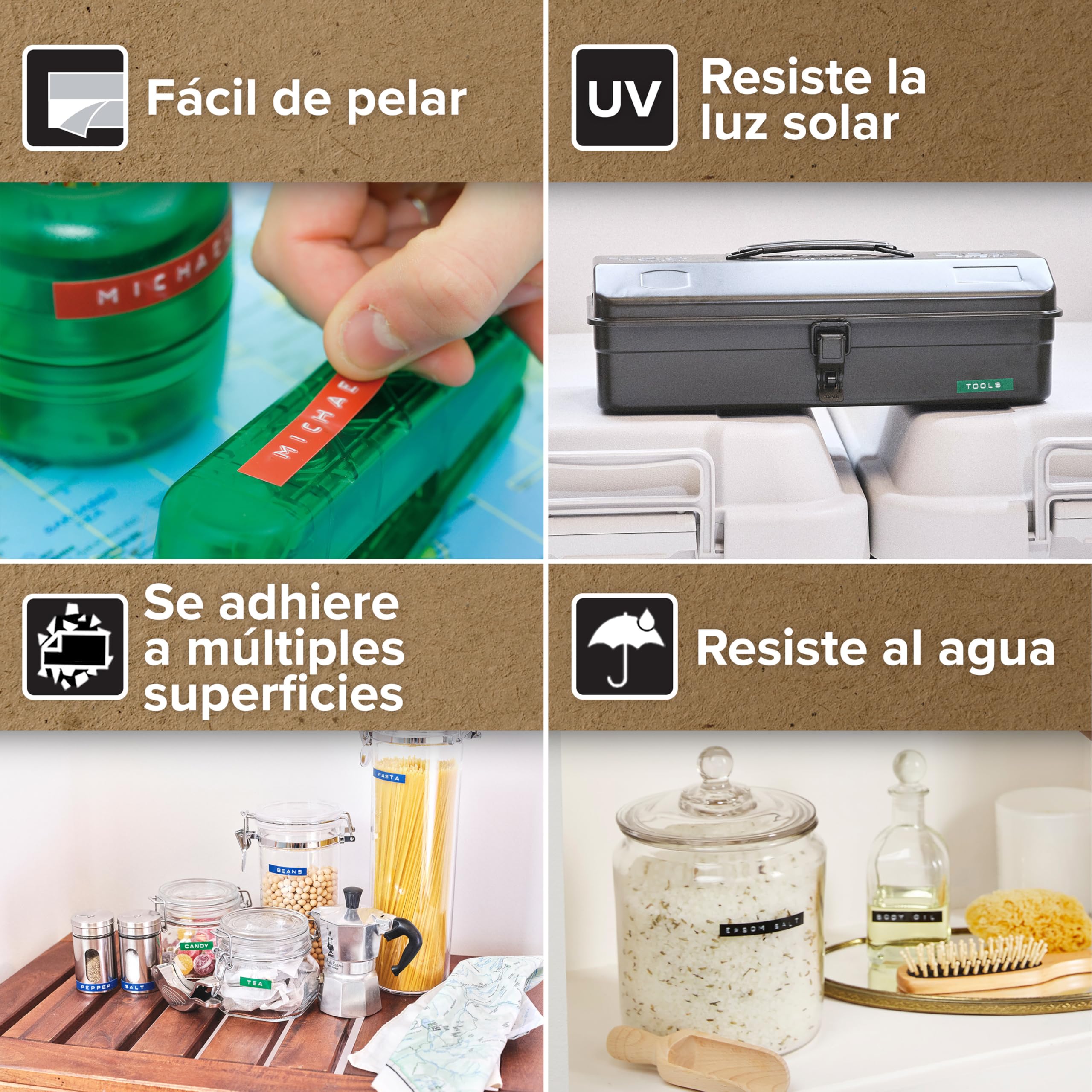 DYMO Omega rotuladora de estampación | Rotuladora de estampación pequeña con sistema de giro y clic y diseño ergonómico | Para uso doméstico y proyectos de manualidades (€ÑÅÆ y Ø)