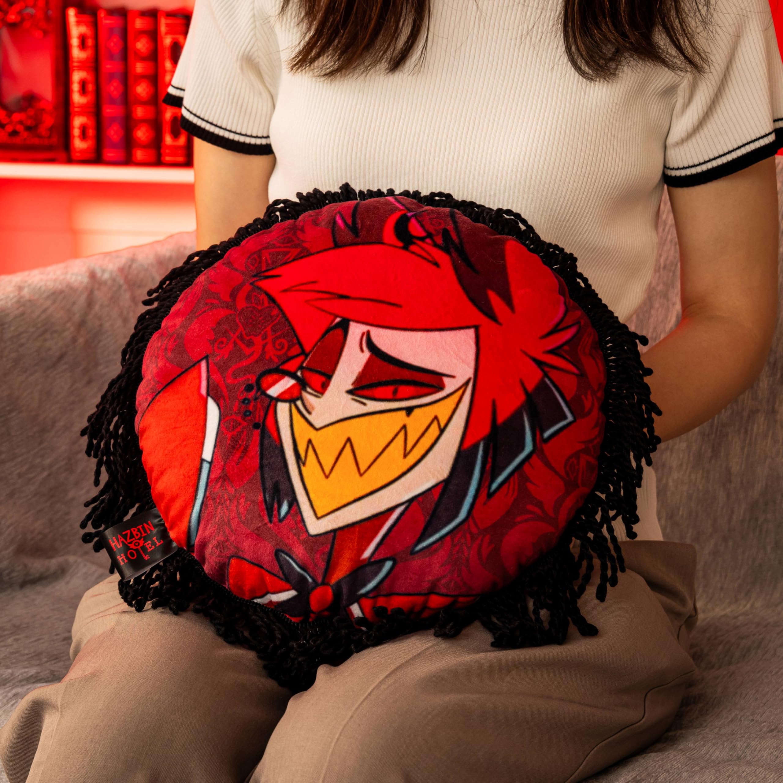 Amazon.co.jp: HAZBIN HOTEL ほどよいサイズのクッション （Smile