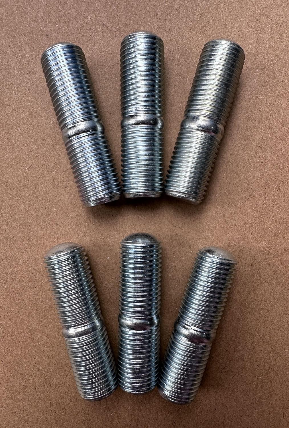 6pcs Double End Wheel Stud Screw in Bolt M14-1.5 Dia 1.97" Long Bolts Replacement for Kubota B, L Series Tractors TA150-49160