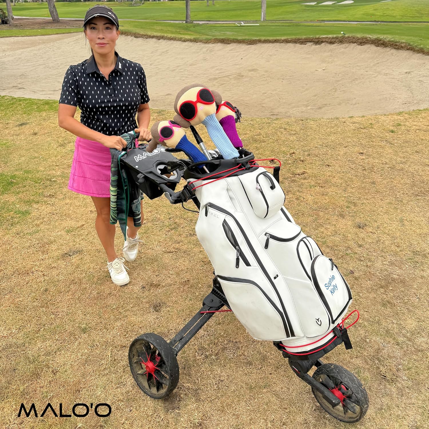 Sophie’s Stylish Golf Headcovers for Women, Premium Protective Covers for Drivers, Fairway Woods & Hybrids, Feminine Designs with Secure Fit