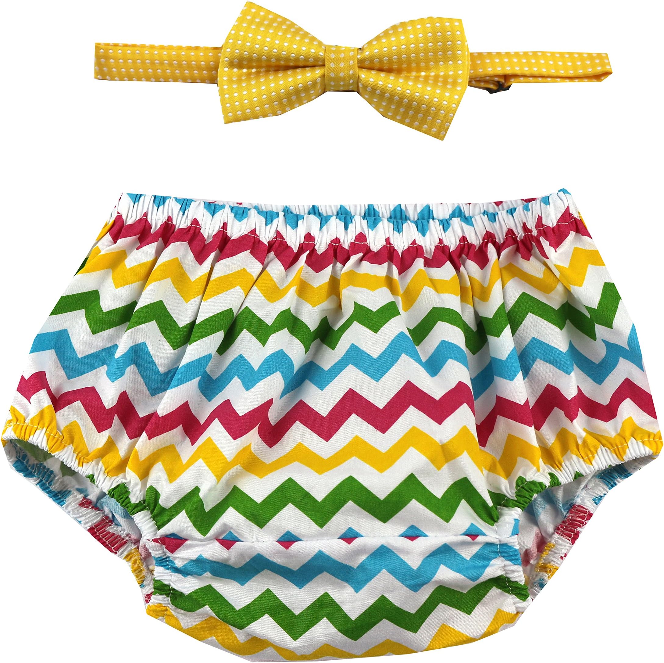 Cake Smash Party Supplies First Birthday Boy Diaper Cover Bow