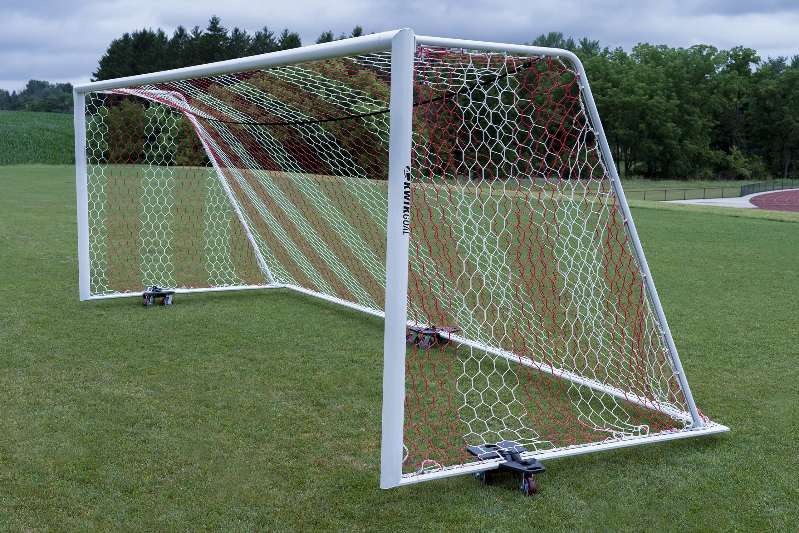 Kwik Goal Hex Tent Soccer Net, Black/White, 8H x 24W x 3D x 8.5B