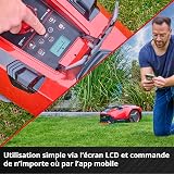 Einhell Robot-Tondeuse FREELEXO CAM Plus 600 Power X-Change (18 V, caméra remplaçant Le câble périphérique, pour 600 m², Moteur sans Charbon, Wi-FI, pentes Jusqu’à 25%, avec Batterie 4,0 Ah Plus) - 8