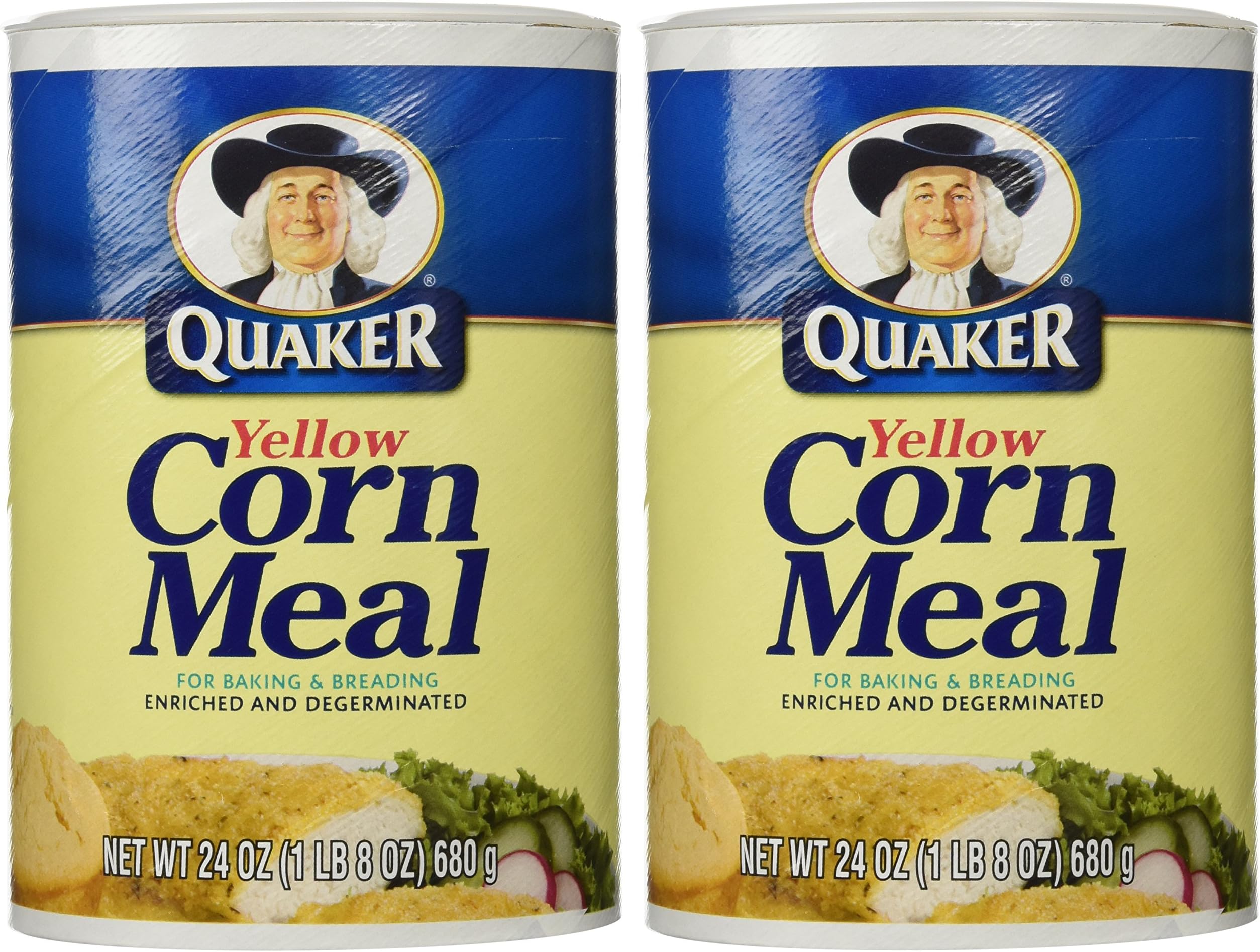 QUAKER Yellow Corn Meal 680G Pack of 2