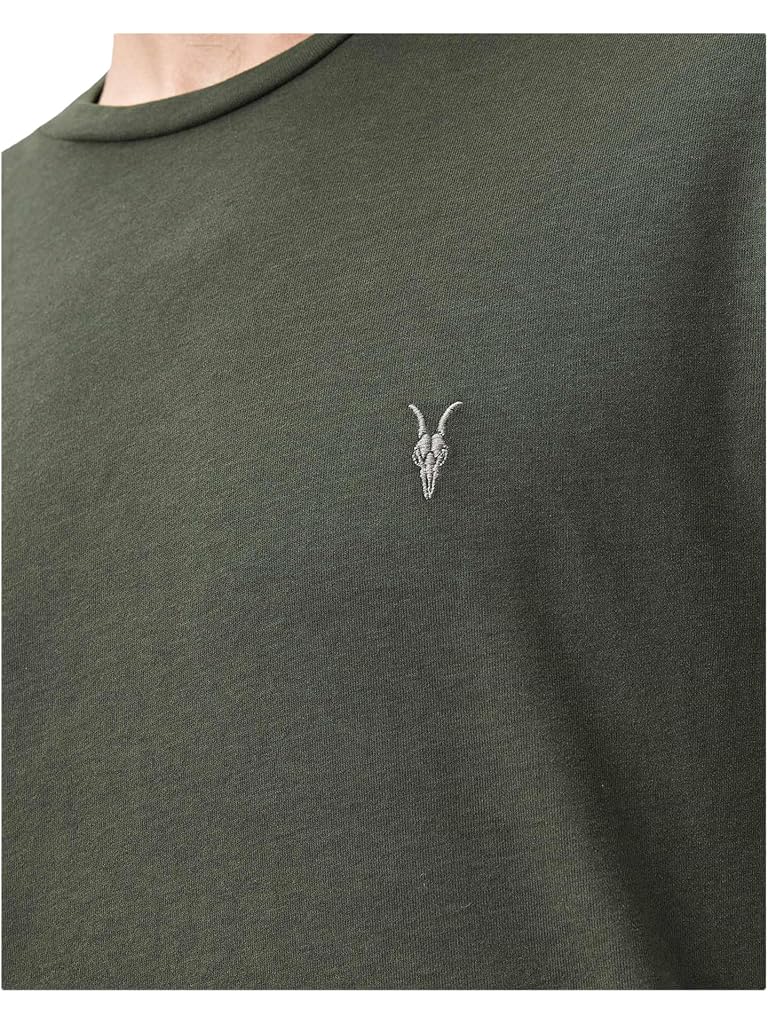 Green AllSaints Brace Short Sleeve Crew