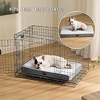Vista 64 de Bedsure Cama de espuma viscoelástica para perros extragrandes, camas ortopédicas XL para mascotas con funda extraíble lavable y parte inferior