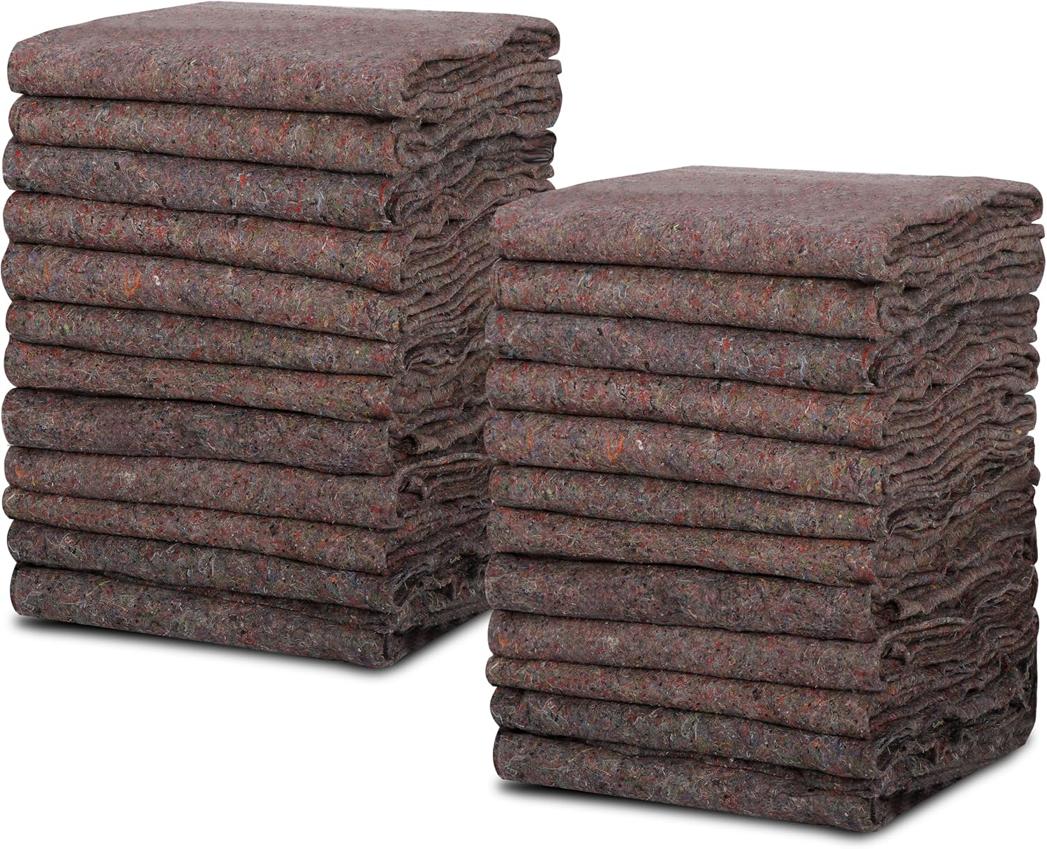JungleA Moving Blankets, 24 Pack Heavy Duty Packing Blankets for Moving, Thick Shipping Pads for Protecting Furniture, 53 x 74 Inches (20 lb/dz) Professional Shipping Wrapping Furniture Moving Pads