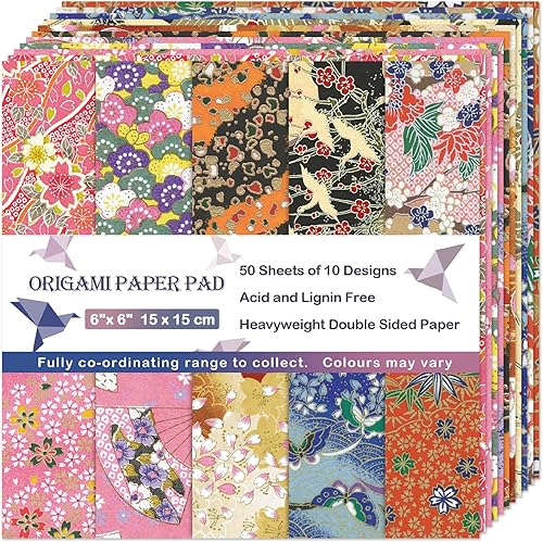 Miniatura 7 de Papel de origami de 6 x 6 pulgadas, 150 hojas, 30 diseños, doble cara, álbum de recortes, cartulina, papel decorativo para manualidades, papel