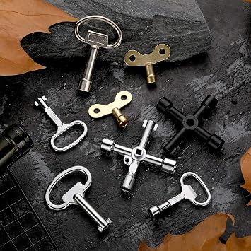 Mudder 11 Pcs Multi Functional Utility Key Kit, Plumbers Key
