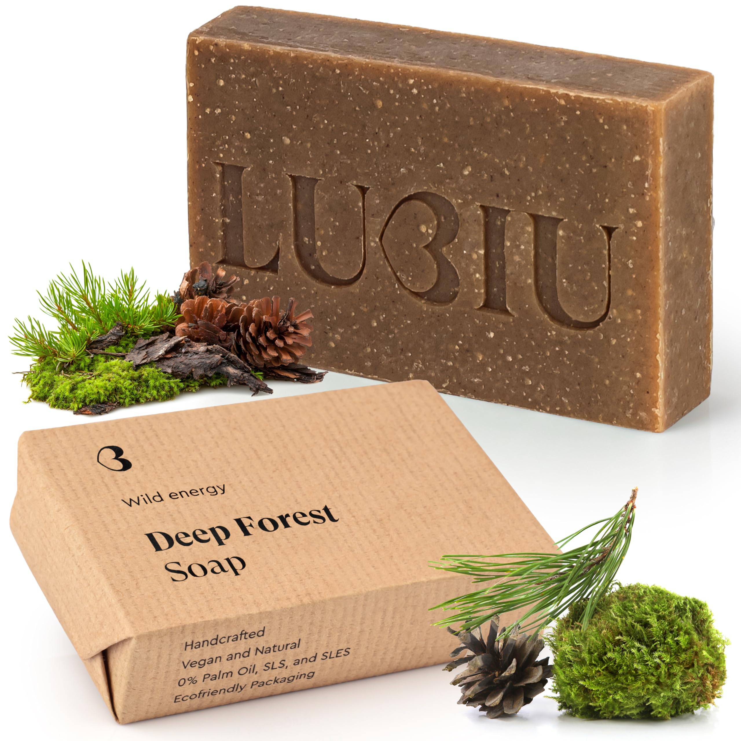 lubiu Jabón Lavanda 100g - Manos, cuerpo y cara - Pastilla de Jabón Natural - Jabones Artesanales - Pastilla Jabon Lavanda Natural — view 25