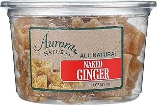AURORA PRODUCTS Australian Crystallized Ginger Chunks, 11 OZ