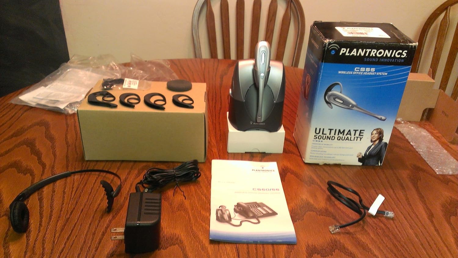 Plantronics CS55 Wireless Headset System - Lifter Not Included