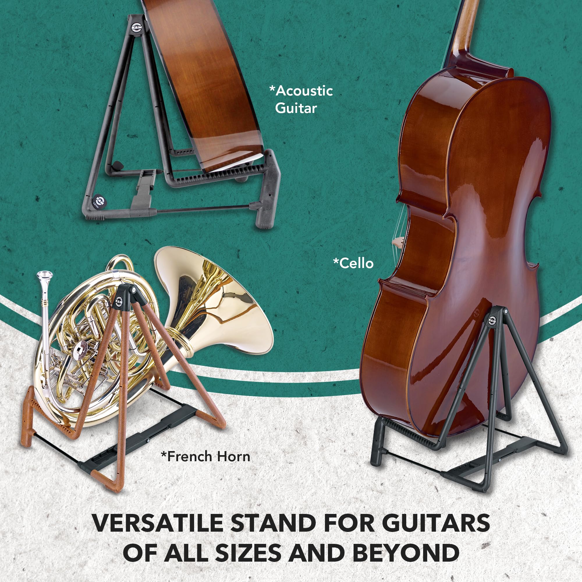 17580 A-Guitar Stand "Heli" Black - Stojak na gitary